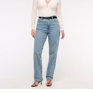 Abercrombie & Fitch Blue Straight Leg Jeans